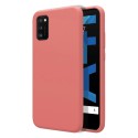 Funda Silicona Líquida Ultra Suave para Samsung Galaxy A41 color Rosa