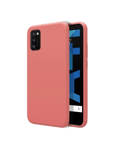 Funda Silicona Líquida Ultra Suave para Samsung Galaxy A41 color Rosa