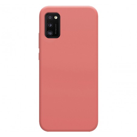 Funda Silicona Líquida Ultra Suave para Samsung Galaxy A41 color Rosa