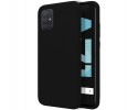 Funda Silicona Líquida Ultra Suave para Samsung Galaxy A71 color Negra