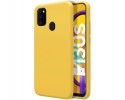 Funda Silicona Líquida Ultra Suave para Samsung Galaxy M30s / M21 color Amarilla