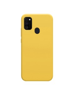 Funda Silicona Líquida Ultra Suave para Samsung Galaxy M30s / M21 color Amarilla