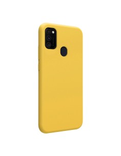 Funda Silicona Líquida Ultra Suave para Samsung Galaxy M30s / M21 color Amarilla