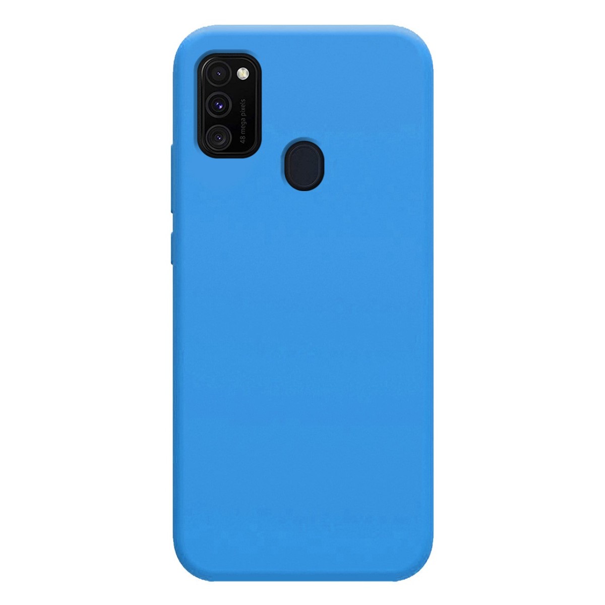 Funda Silicona Líquida Ultra Suave para Samsung Galaxy M30s / M21 color Azul