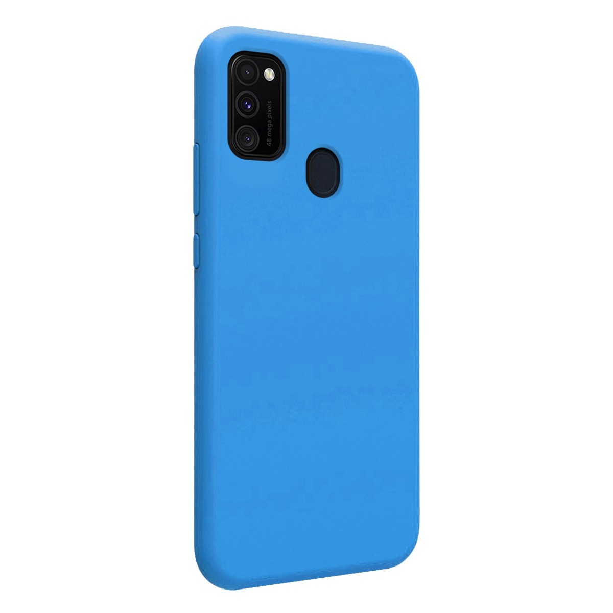 Funda Silicona Líquida Ultra Suave para Samsung Galaxy M30s / M21 color Azul