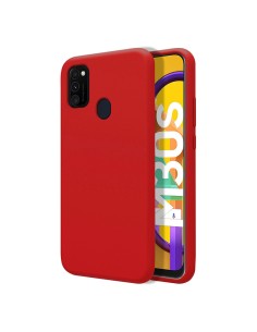 Funda Silicona Líquida Ultra Suave para Samsung Galaxy M30s / M21 color Roja