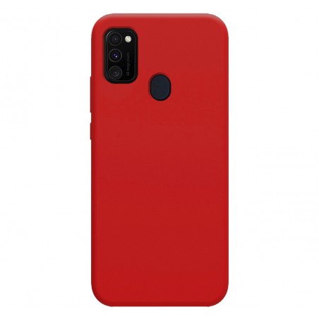 Funda Silicona Líquida Ultra Suave para Samsung Galaxy M30s / M21 color Roja