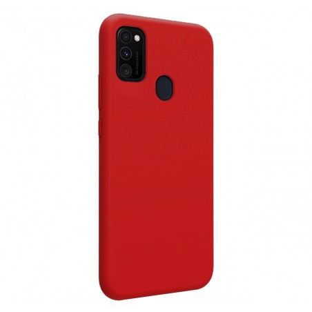 Funda Silicona Líquida Ultra Suave para Samsung Galaxy M30s / M21 color Roja