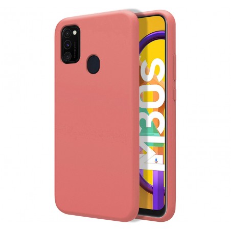Funda Silicona Líquida Ultra Suave para Samsung Galaxy M30s / M21 color Rosa