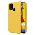 Funda Silicona Líquida Ultra Suave para Samsung Galaxy M31 color Amarilla
