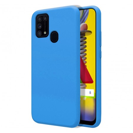 Funda Silicona Líquida Ultra Suave para Samsung Galaxy M31 color Azul