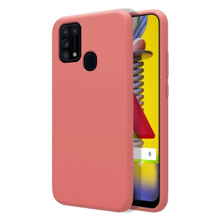 Funda Silicona Líquida Ultra Suave para Samsung Galaxy M31 color Rosa