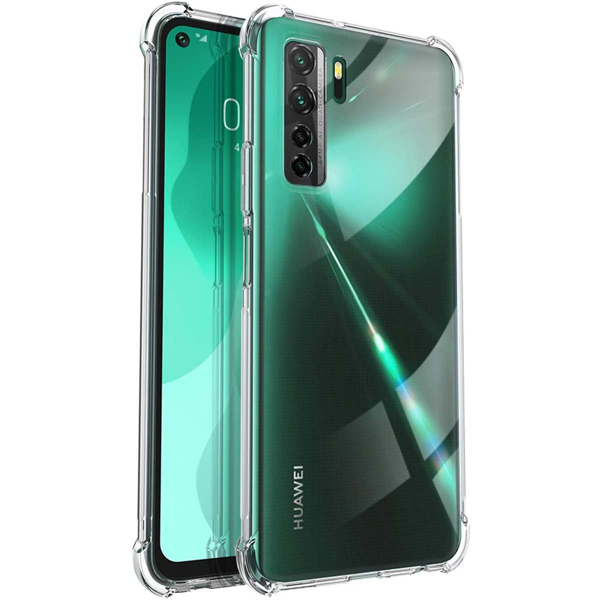 Funda Gel Tpu Anti-Shock Transparente para Huawei P40 Lite 5G
