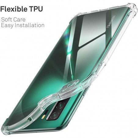 Funda Gel Tpu Anti-Shock Transparente para Huawei P40 Lite 5G