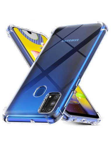 Funda Gel Tpu Anti-Shock Transparente para Samsung Galaxy M31