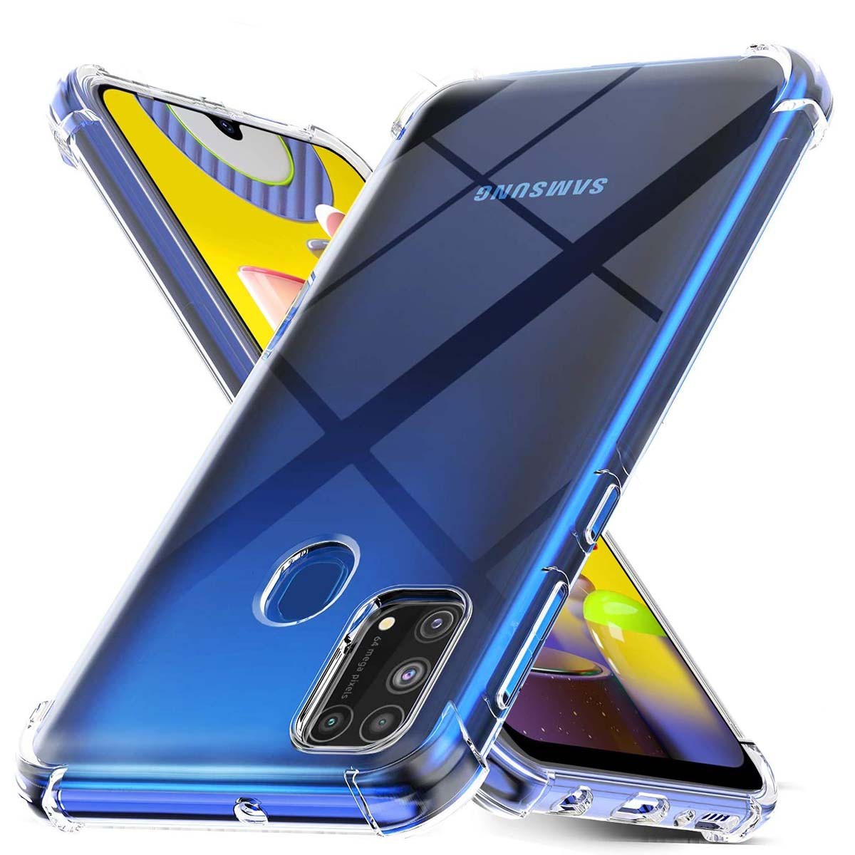 Funda Gel Tpu Anti-Shock Transparente para Samsung Galaxy M31