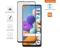 Protector Cristal Templado Completo 5D Full Glue Negro para Samsung Galaxy A21s