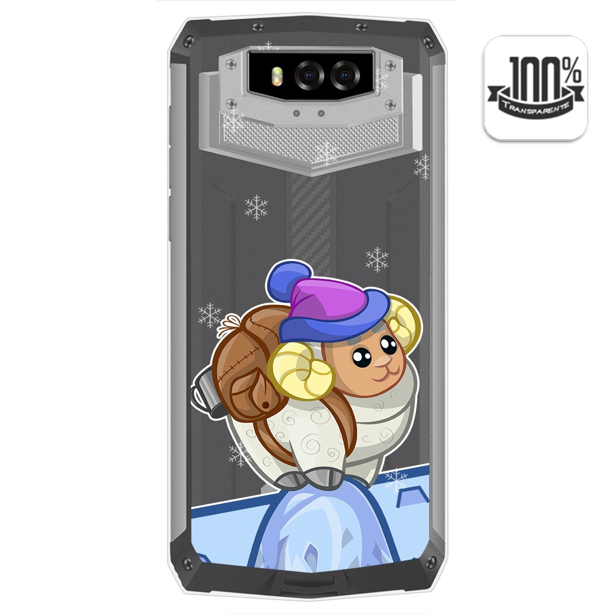 Funda Gel Transparente para Blackview BV9100 diseño Cabra Dibujos