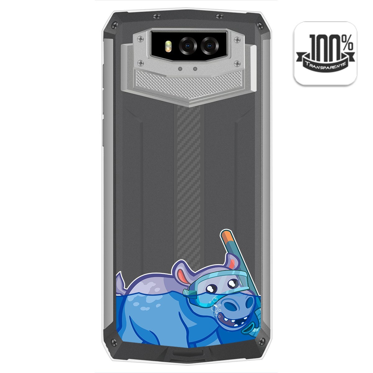 Funda Gel Transparente para Blackview BV9100 diseño Hipo Dibujos