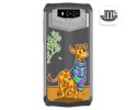 Funda Gel Transparente para Blackview BV9100 diseño Jirafa Dibujos