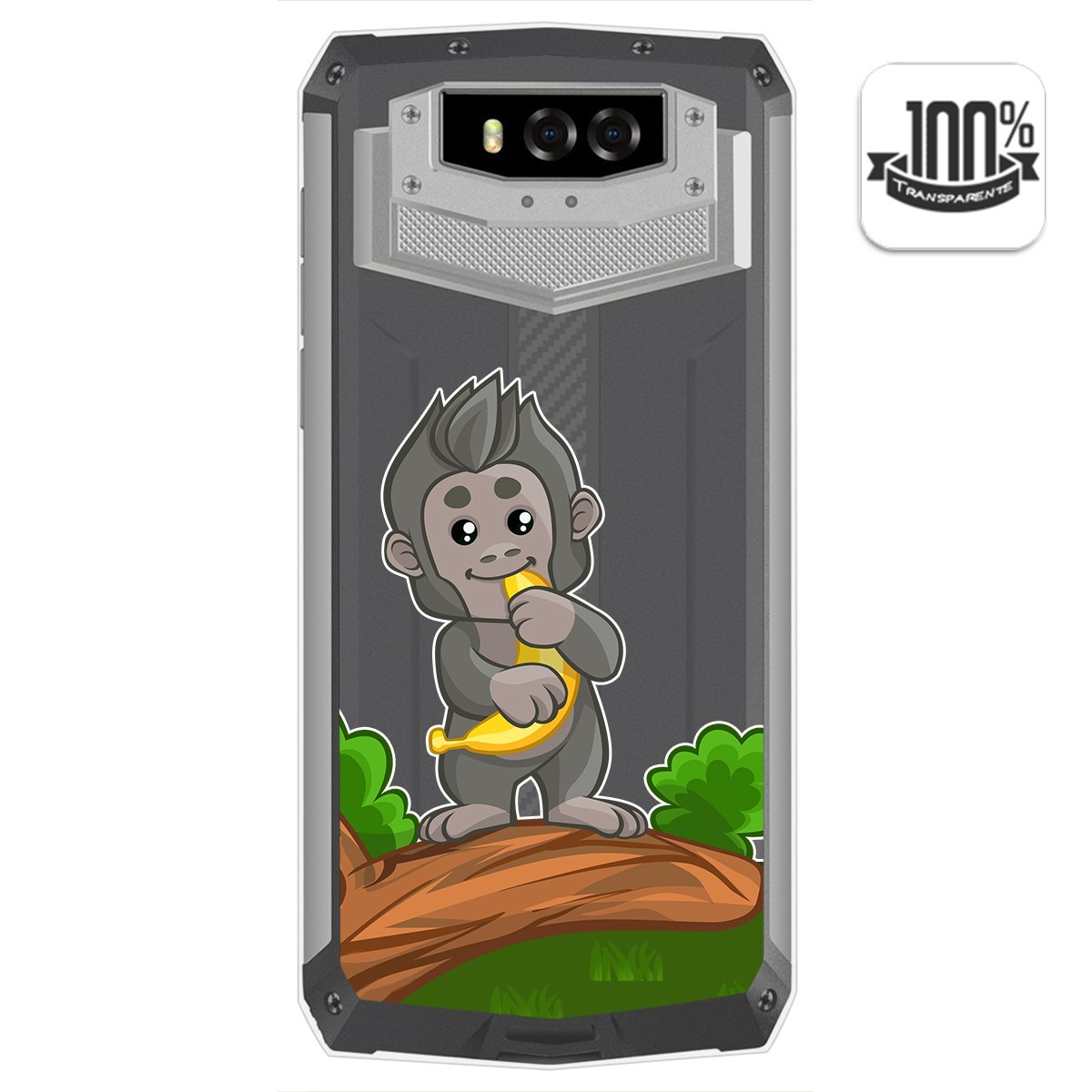 Funda Gel Transparente para Blackview BV9100 diseño Mono Dibujos