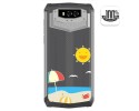 Funda Gel Transparente para Blackview BV9100 diseño Playa Dibujos