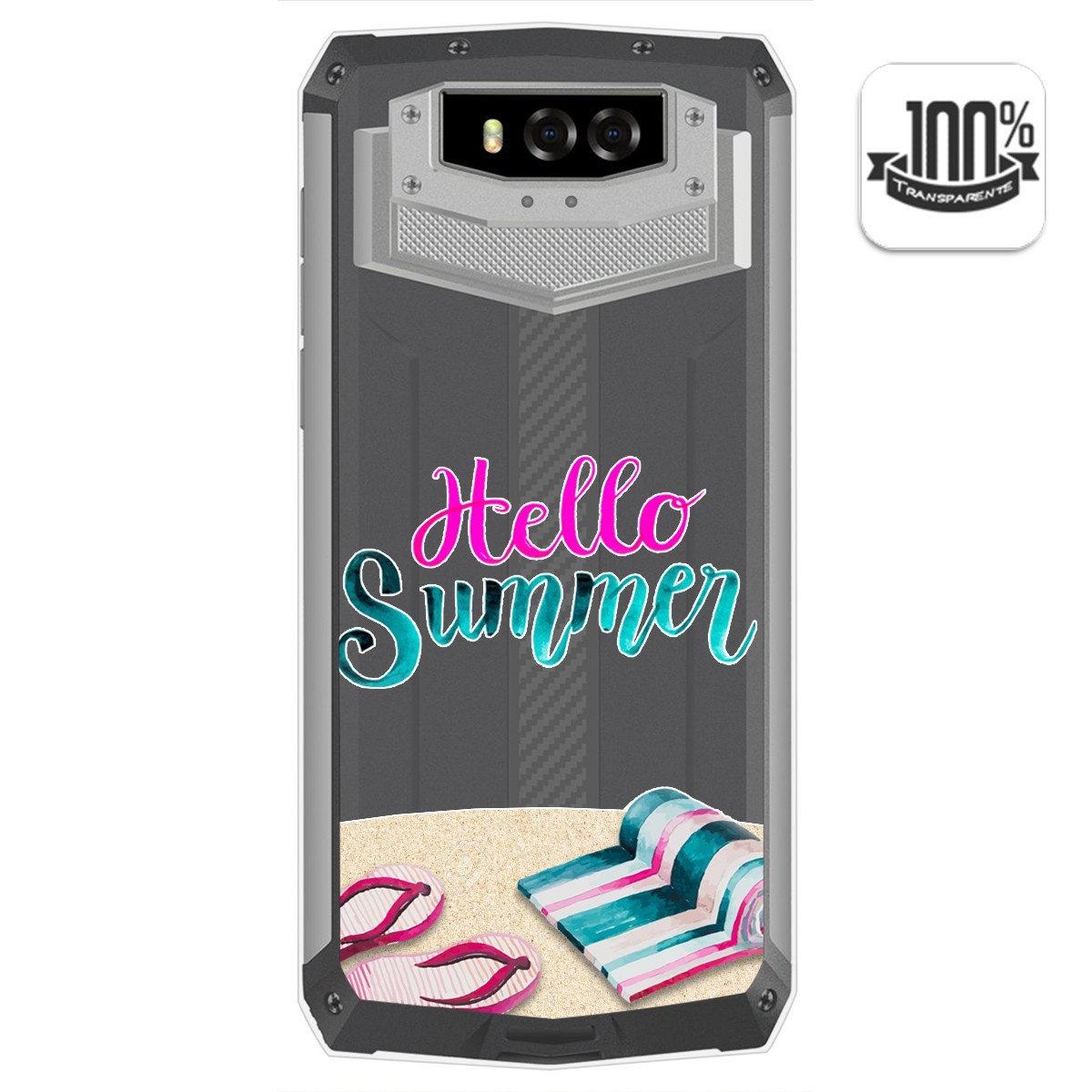 Funda Gel Transparente para Blackview BV9100 diseño Summer Dibujos