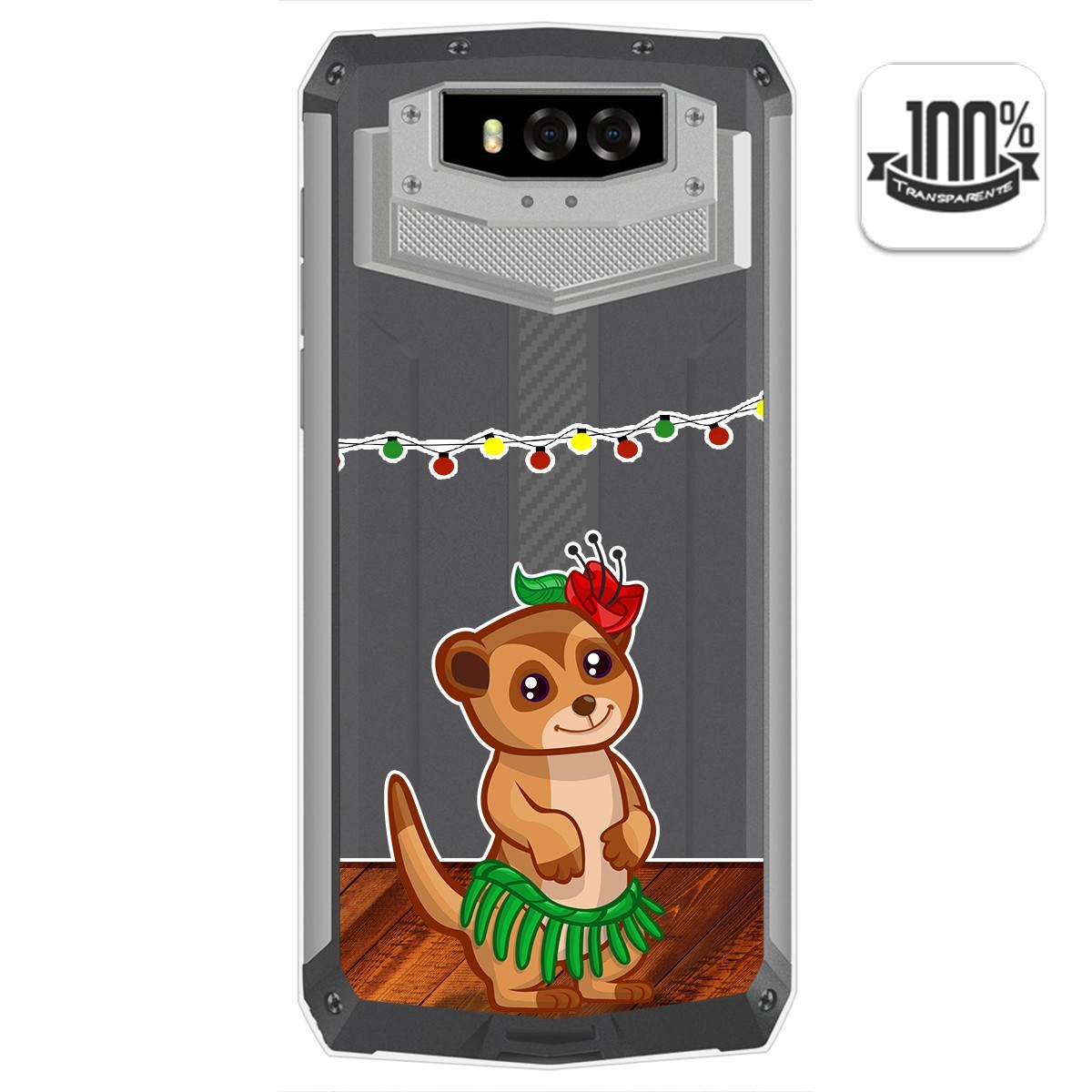 Funda Gel Transparente para Blackview BV9100 diseño Suricata Dibujos