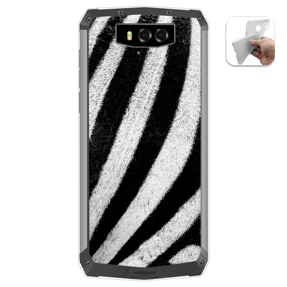 Funda Gel Tpu para Blackview BV9100 diseño Animal 02 Dibujos