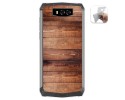 Funda Gel Tpu para Blackview BV9100 diseño Madera 02 Dibujos