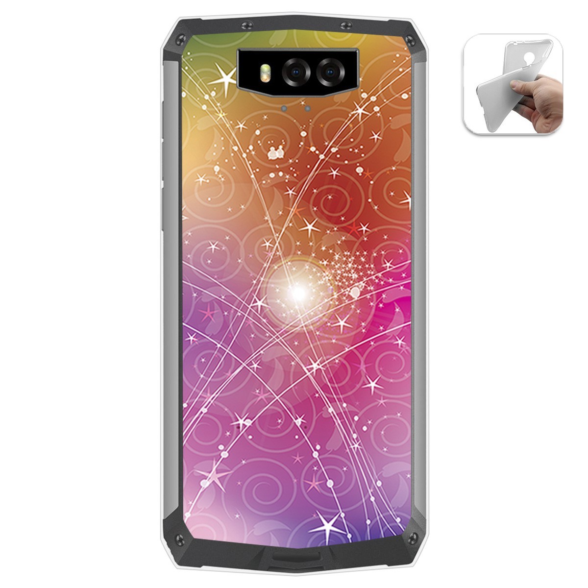 Funda Gel Tpu para Blackview BV9100 diseño Abstracto Dibujos