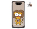 Funda Gel Tpu para Blackview BV9100 diseño Leon Dibujos