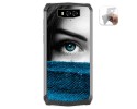 Funda Gel Tpu para Blackview BV9100 diseño Ojo Dibujos