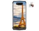Funda Gel Tpu para Blackview BV9100 diseño Paris Dibujos