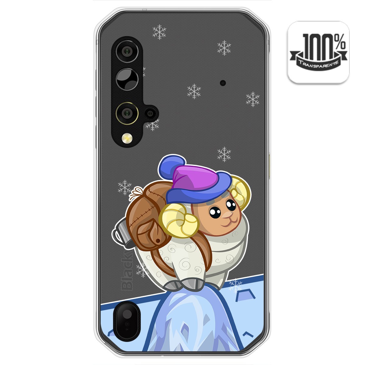 Funda Gel Transparente para Blackview BV9900 / BV9900 PRO diseño Cabra Dibujos