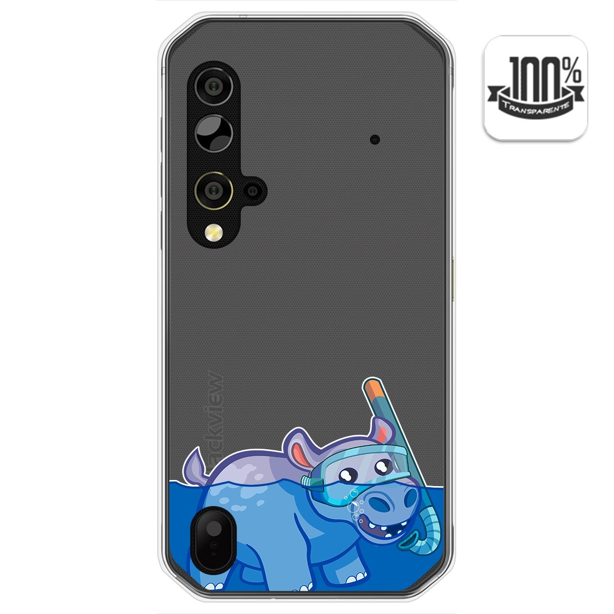 Funda Gel Transparente para Blackview BV9900 / BV9900 PRO diseño Hipo Dibujos