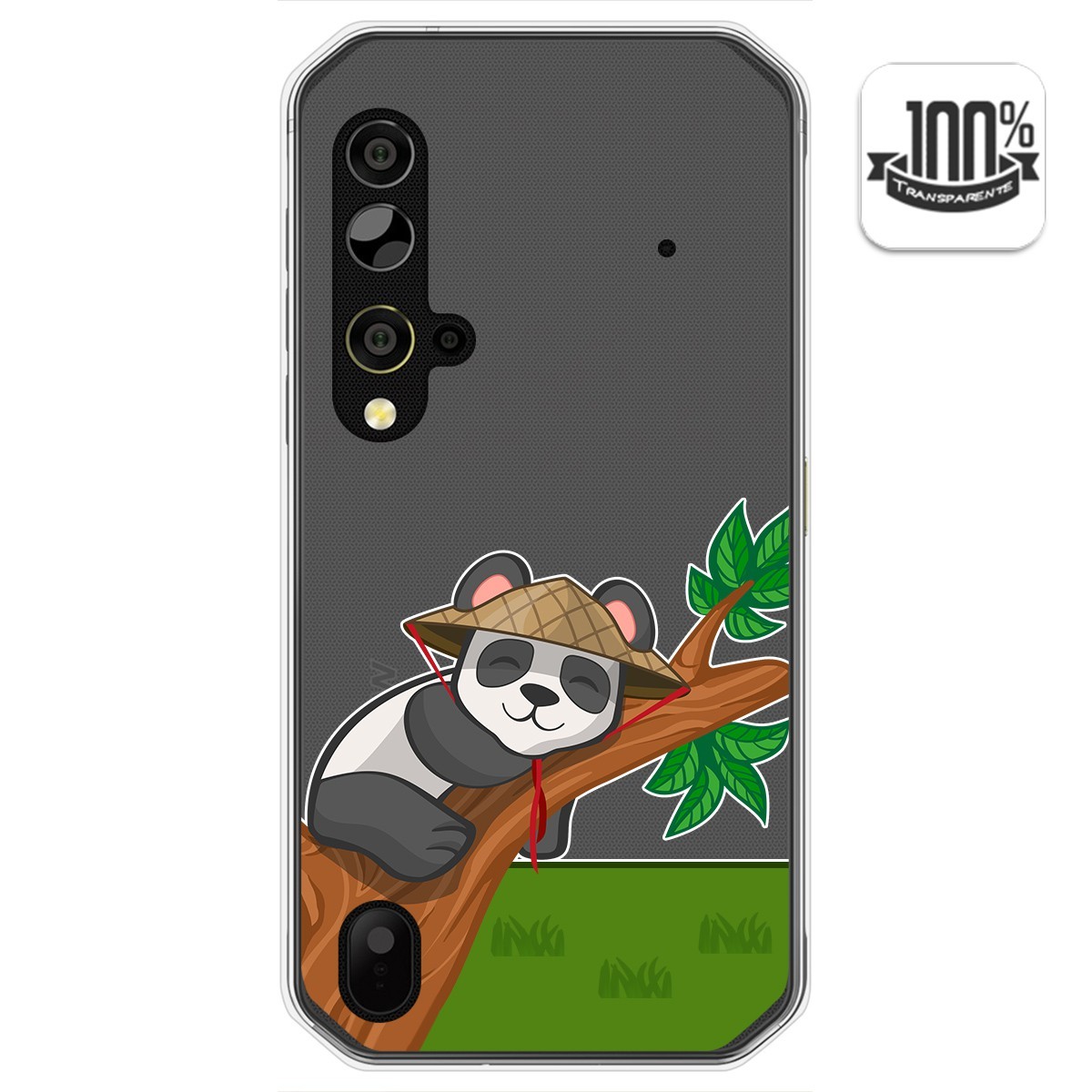 Funda Gel Transparente para Blackview BV9900 / BV9900 PRO diseño Panda Dibujos