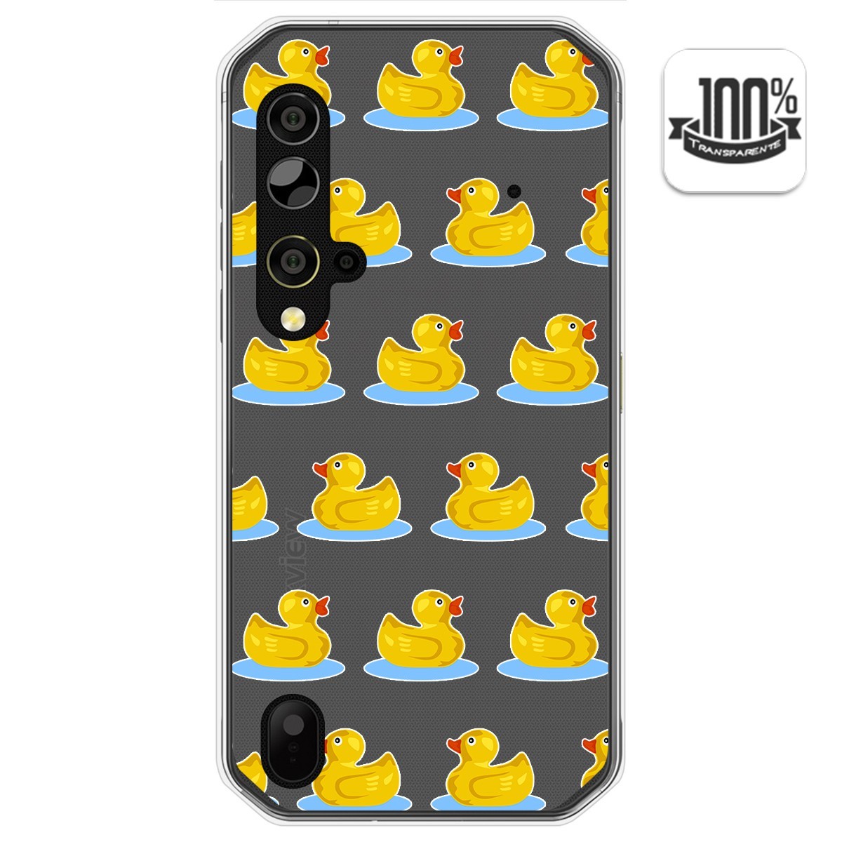 Funda Gel Transparente para Blackview BV9900 / BV9900 PRO diseño Pato Dibujos
