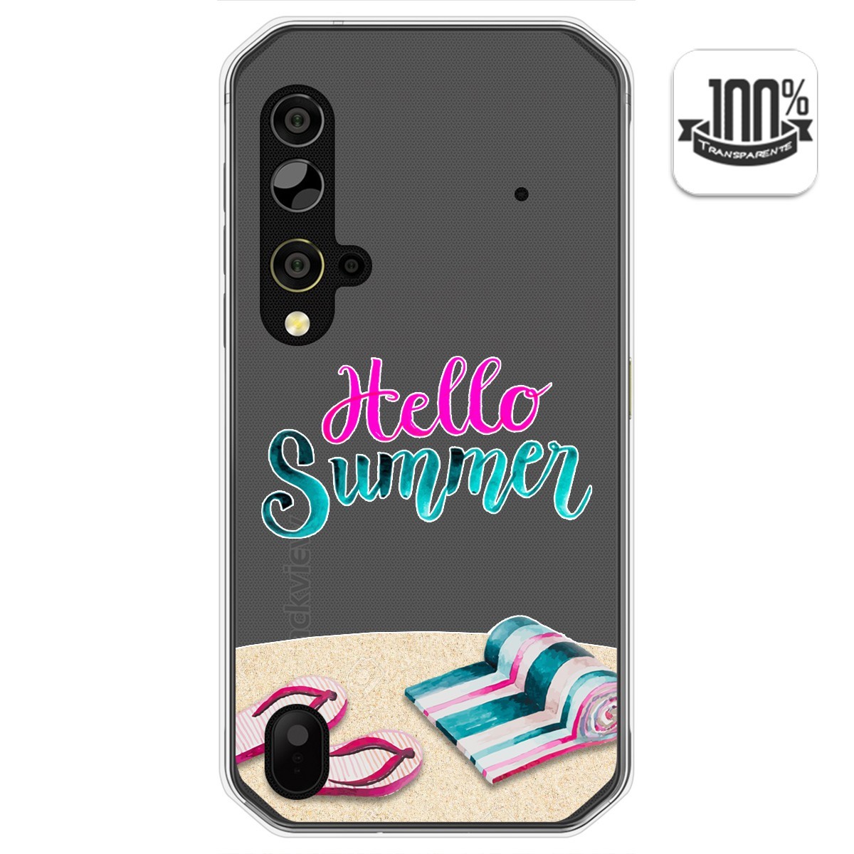 Funda Gel Transparente para Blackview BV9900 / BV9900 PRO diseño Summer Dibujos