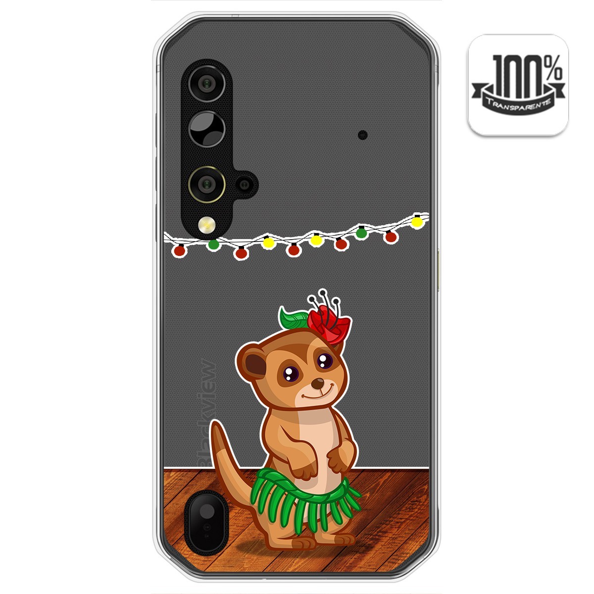 Funda Gel Transparente para Blackview BV9900 / BV9900 PRO diseño Suricata Dibujos