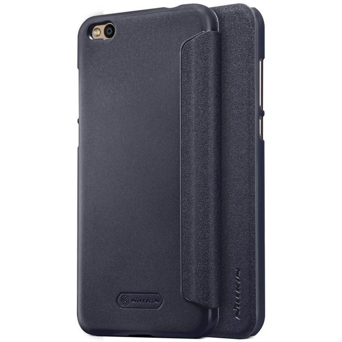 Funda Flip Negra Nillkin Modelo Sparkle para Xiaomi Mi 5C