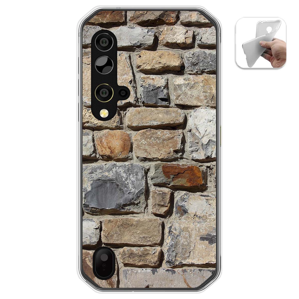 Funda Gel Tpu para Blackview BV9900 / BV9900 PRO diseño Ladrillo 03 Dibujos