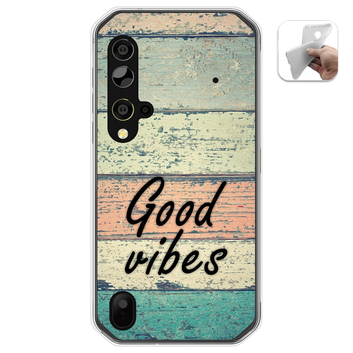 Funda Gel Tpu para Blackview BV9900 / BV9900 PRO diseño Madera 01 Dibujos