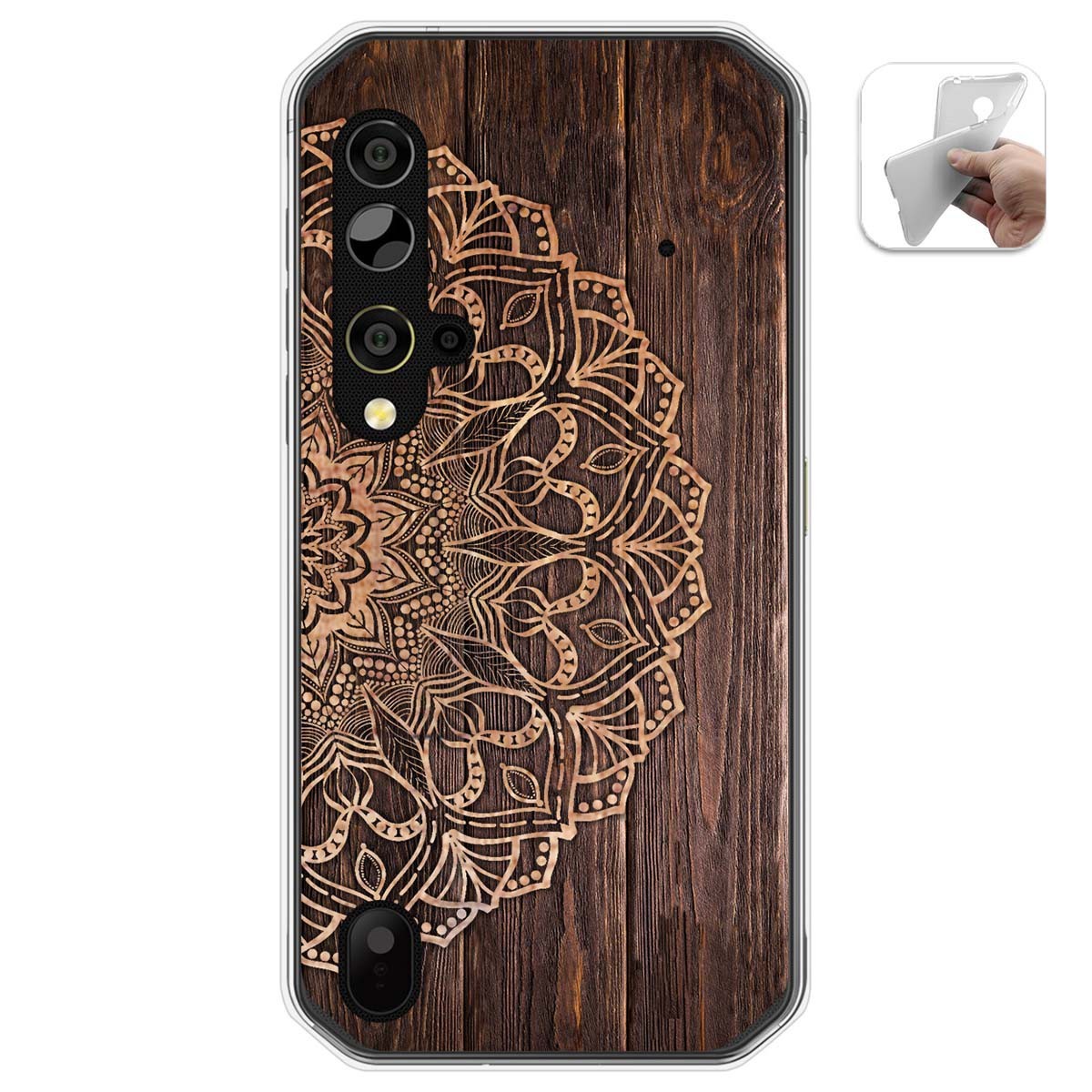 Funda Gel Tpu para Blackview BV9900 / BV9900 PRO diseño Madera 06 Dibujos