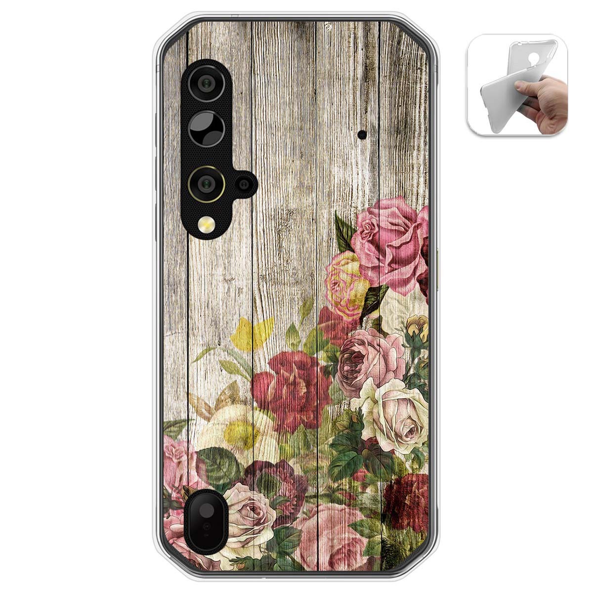 Funda Gel Tpu para Blackview BV9900 / BV9900 PRO diseño Madera 08 Dibujos