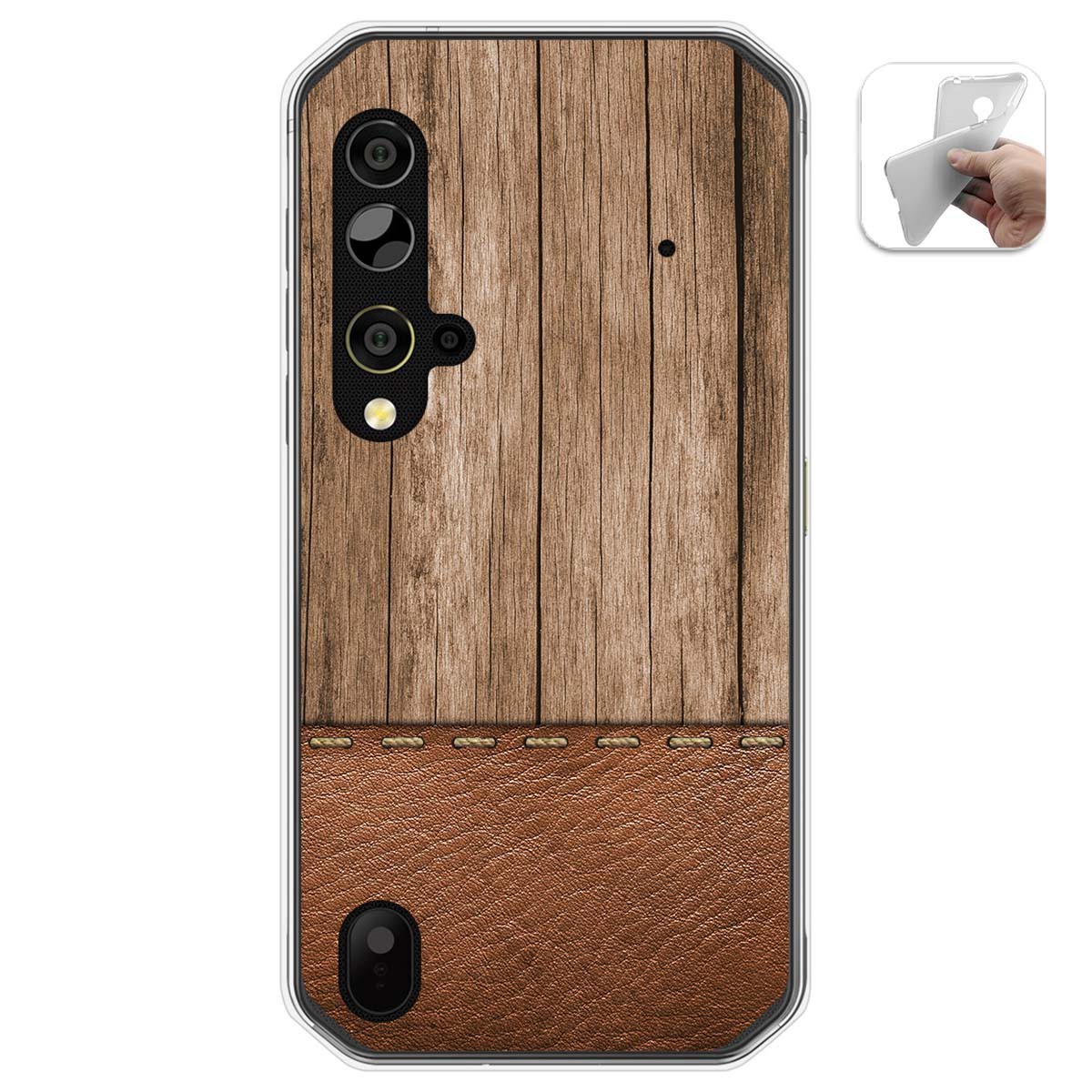 Funda Gel Tpu para Blackview BV9900 / BV9900 PRO diseño Madera 09 Dibujos