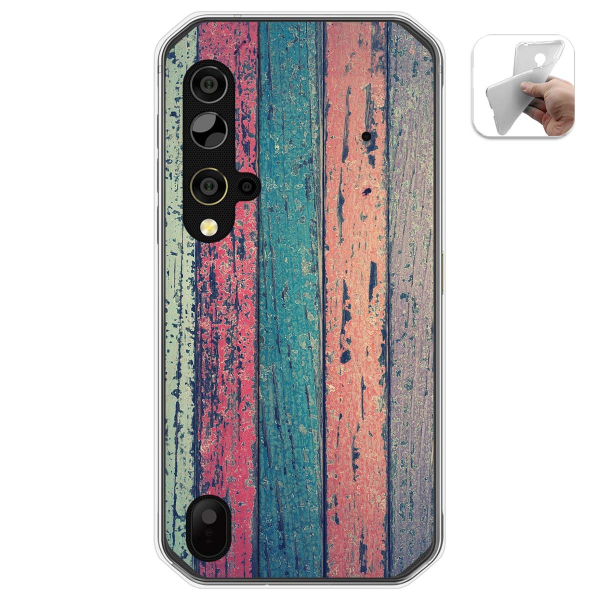 Funda Gel Tpu para Blackview BV9900 / BV9900 PRO diseño Madera 10 Dibujos