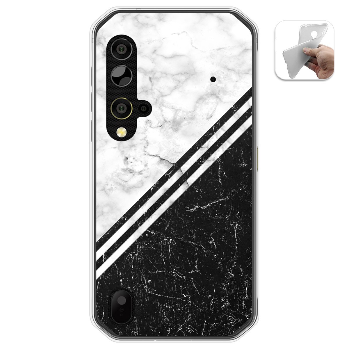 Funda Gel Tpu para Blackview BV9900 / BV9900 PRO diseño Mármol 01 Dibujos