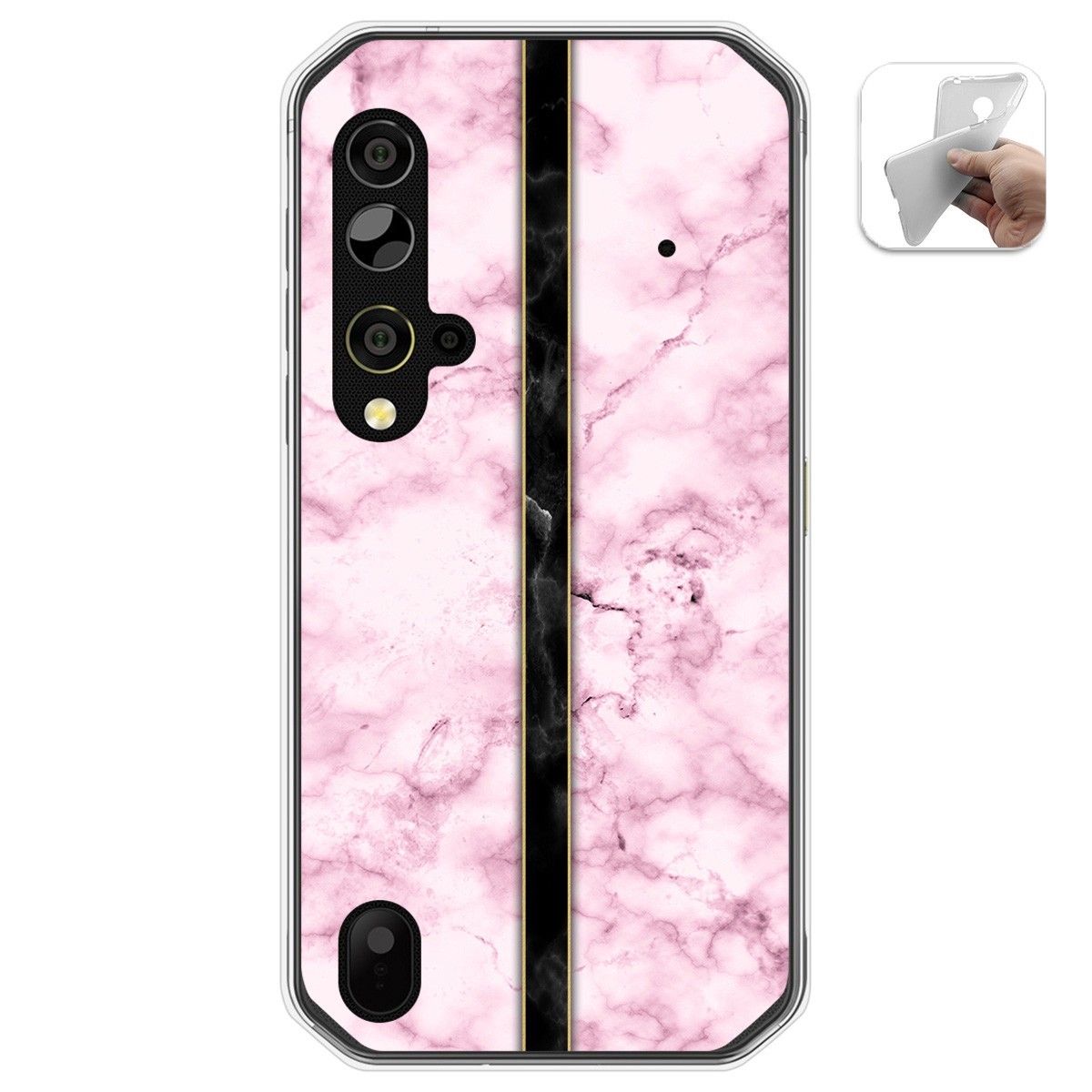 Funda Gel Tpu para Blackview BV9900 / BV9900 PRO diseño Mármol 04 Dibujos