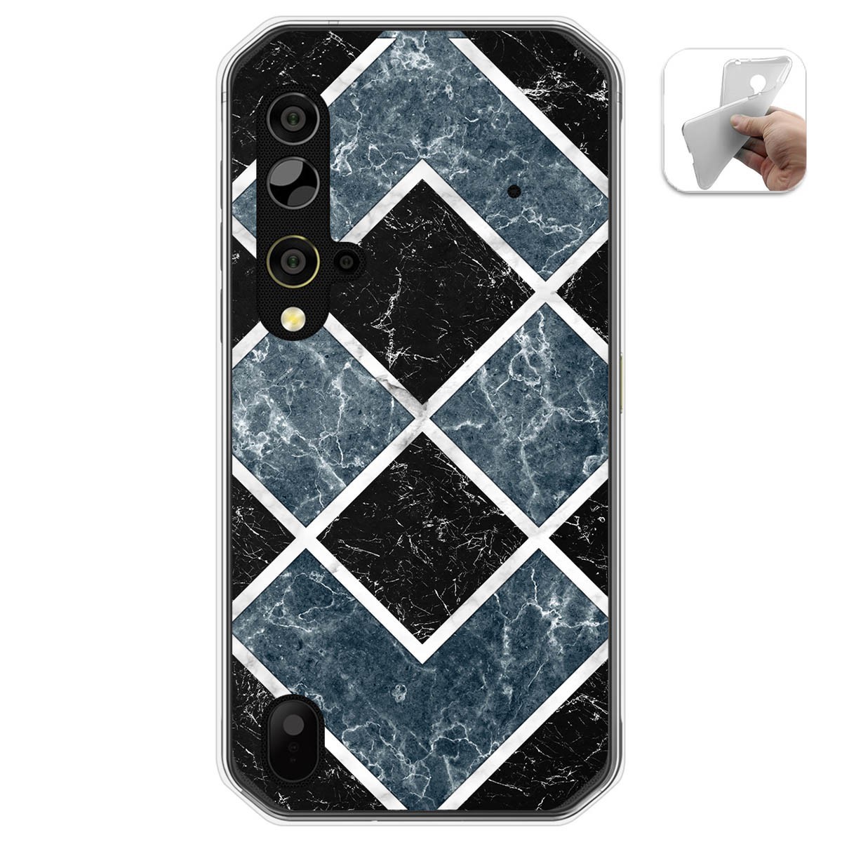 Funda Gel Tpu para Blackview BV9900 / BV9900 PRO diseño Mármol 06 Dibujos